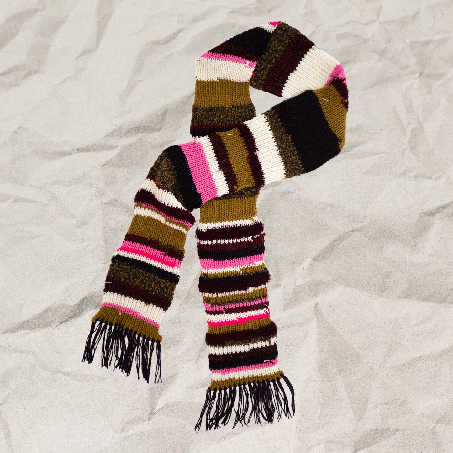 NEAPOLITAN ICE CREAM SCARF