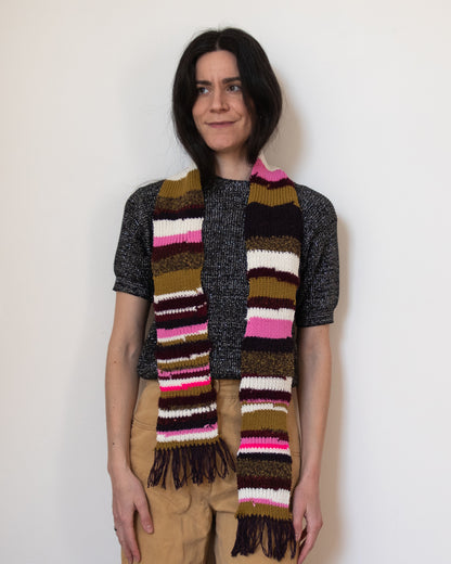 NEAPOLITAN ICE CREAM SCARF