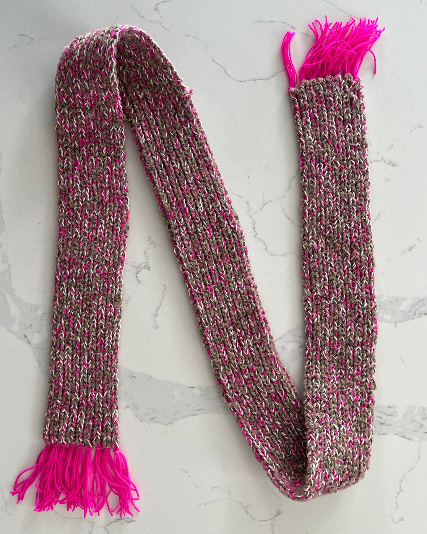 Marble Scarf - Pink